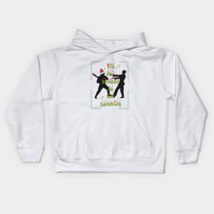 Tis the Season to Kill Zombies Kids Hoodie